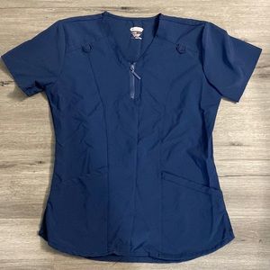 Navy scrub top
